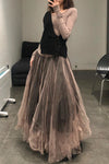 MARC LE BIHAN 21900 Classic Ballet Dress Collection, Handcrafted with Silk, Three-Layer Tulle, MLB-21900-HUA (Floral Pattern)